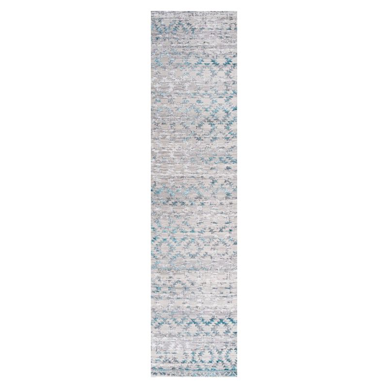 Ancient Faded Trellis Area Rug