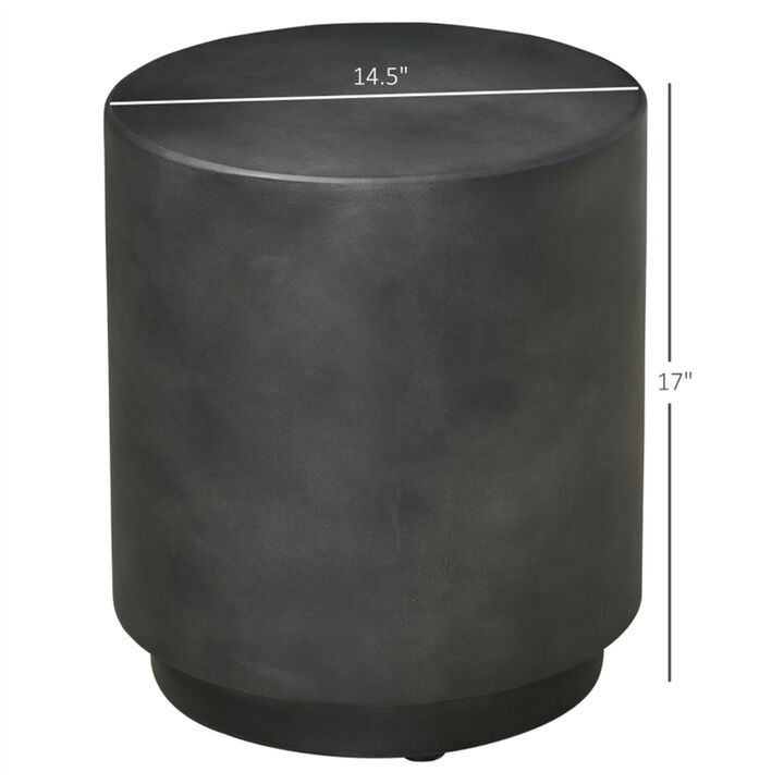 Compact End Table with Storage for Home and Office Decor