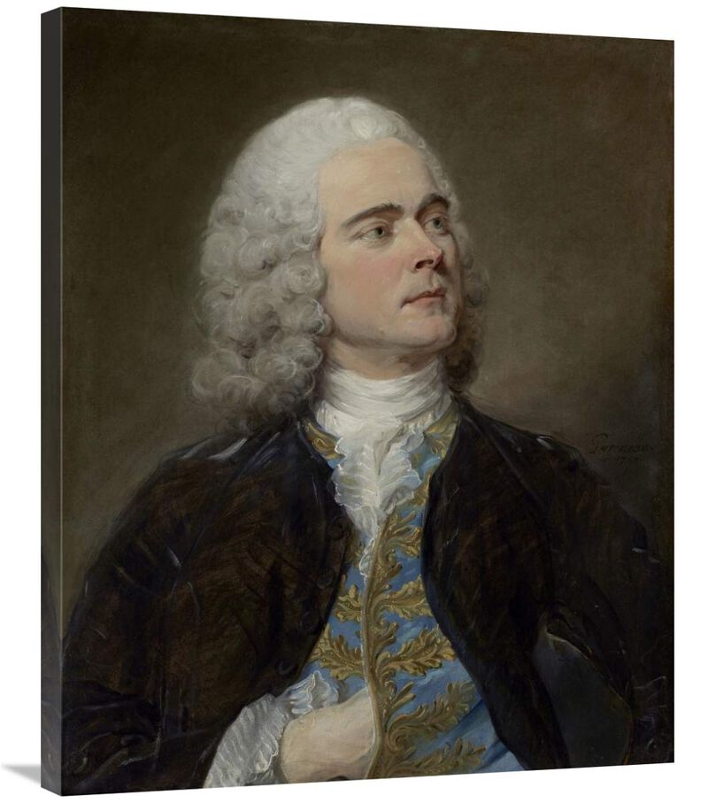 Charles-Francois Pinceloup de la Grange-Canvas Art-28x35