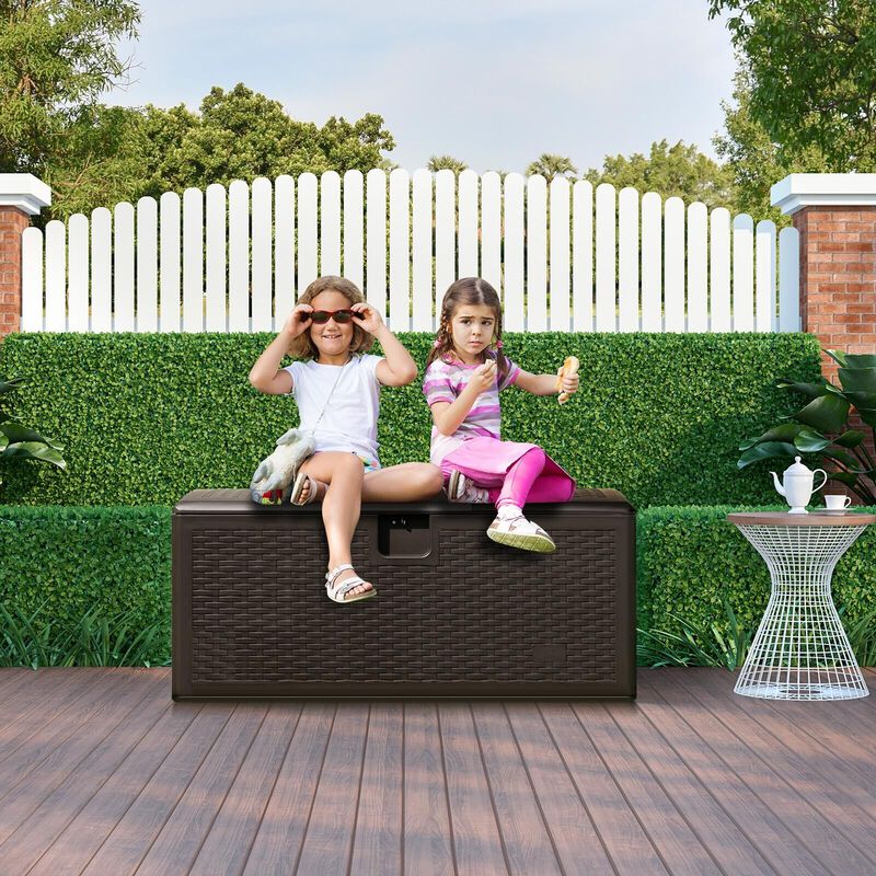 Weather Storage Container with Lockable Lid