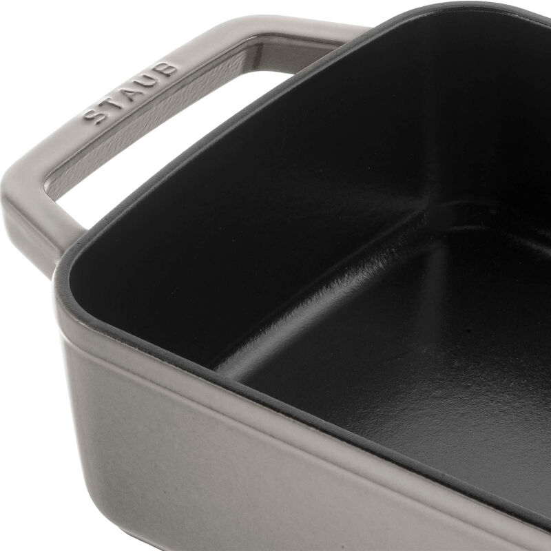 Staub Cast Iron 12-inch x 8-inch Roasting Pan - Matte Black