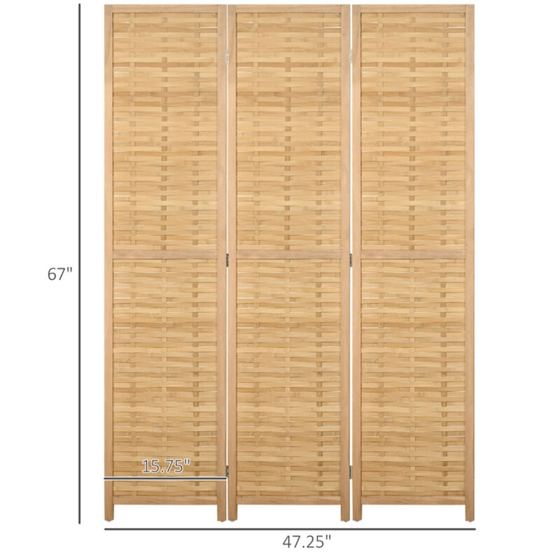 Privacy Screen Freestanding Divider for Patio, Balcony & Indoor Spaces