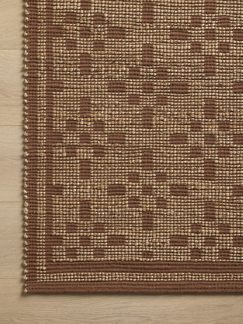 Judy JUD-07 Natural / Spice 7''9" x 9''9" Rug by Chris Loves Julia