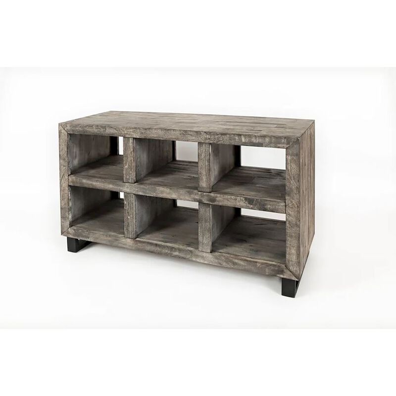 Jofran Mulholland Drive Modern Distressed Solid Wood 47 Sofa Table