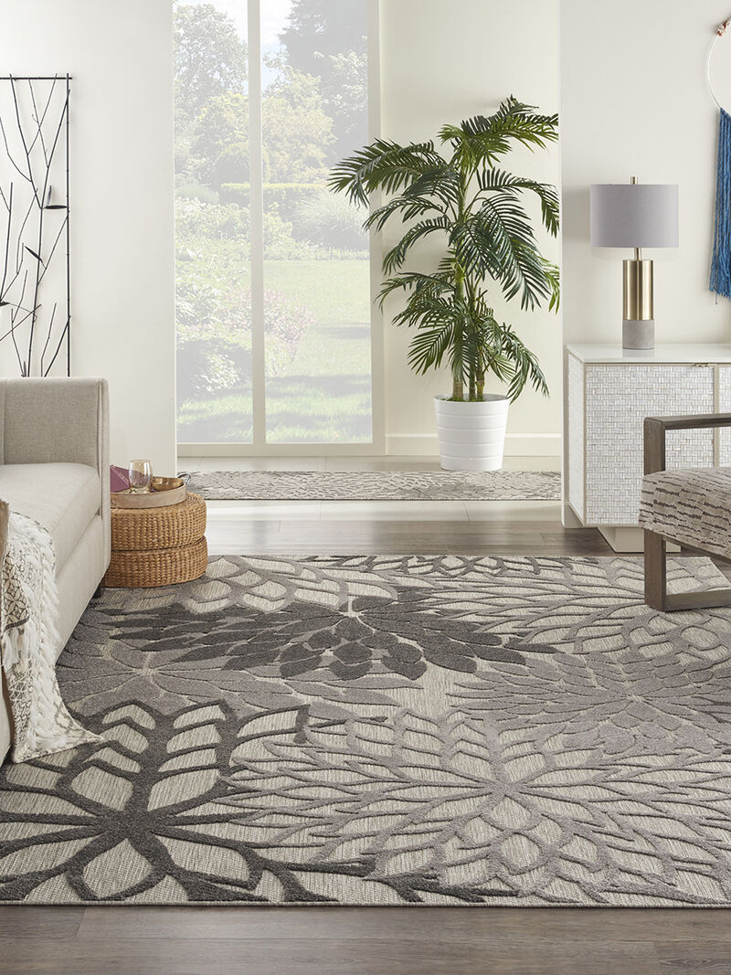 Aloha ALH05 Silver/Gray 6' x 9' Rug