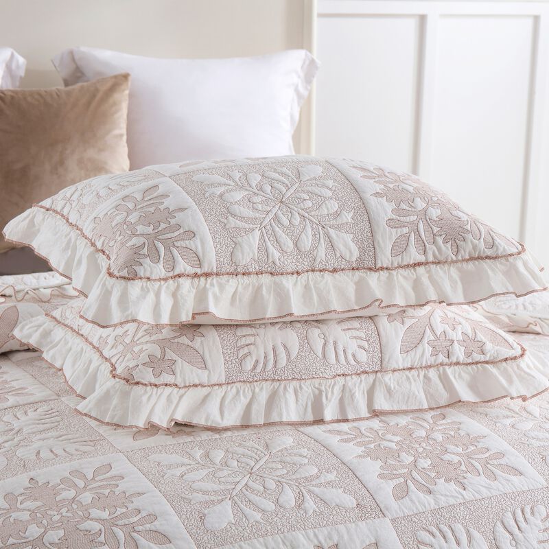 MarCielo 3-Piece 100% Cotton Oversized Bedspread Set Coverlet Set Lightweight Quilt Set King