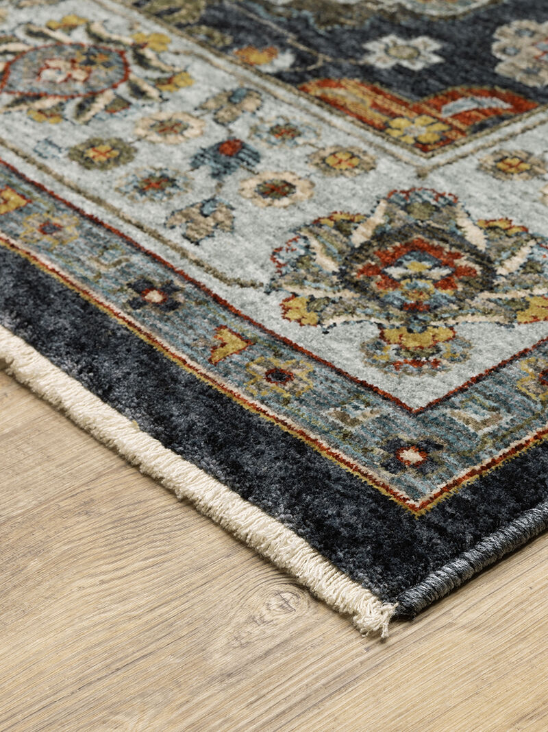 Aberdeen 3'3" x 5' Blue Rug