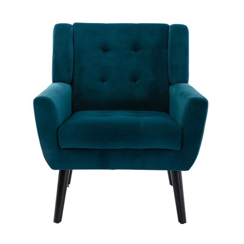 Modern Soft Velvet Material Ergonomics Accent Chair Living Room Chair Bedroom Chair Home Chair