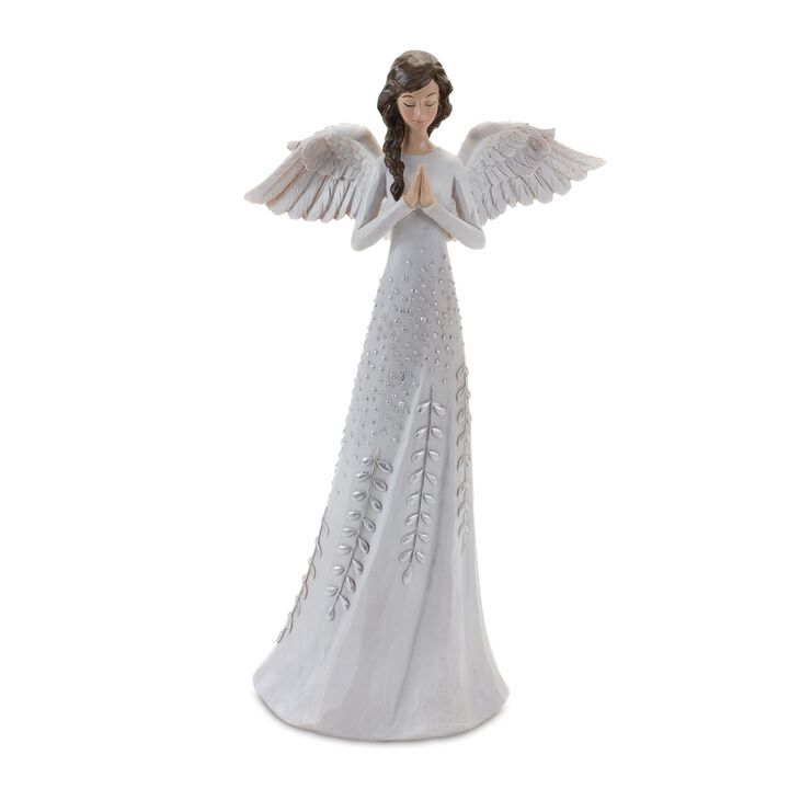 Angel Figurine Decorative Accent for Home or Garden Decor (Set of 2)