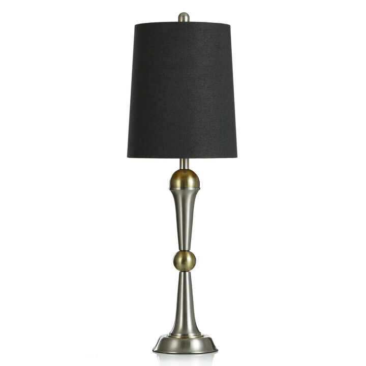 Steel Buffet Lamp
