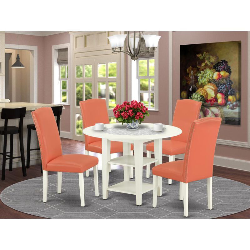 Dining Room Set Linen White
