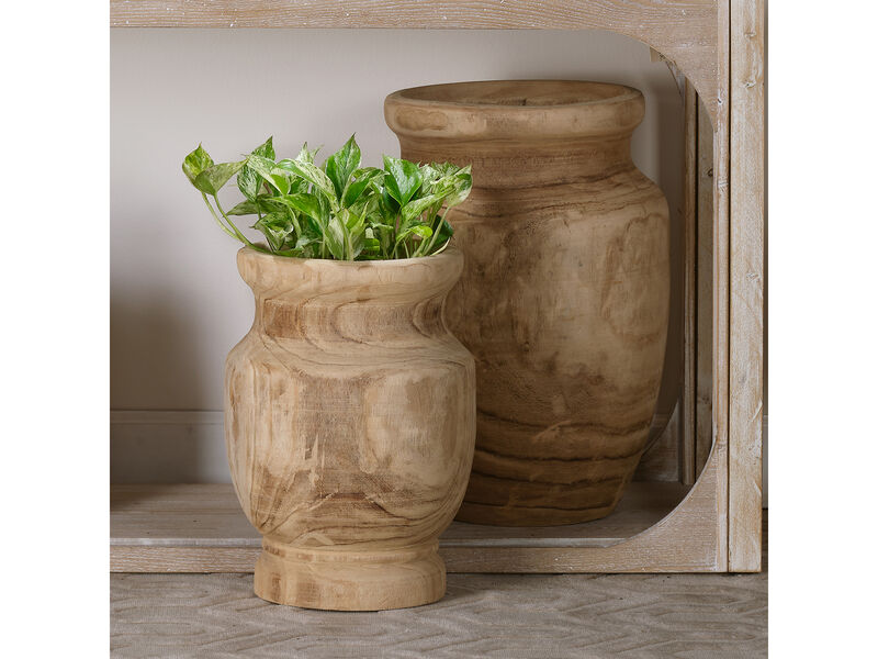 Laguna Wooden Vase