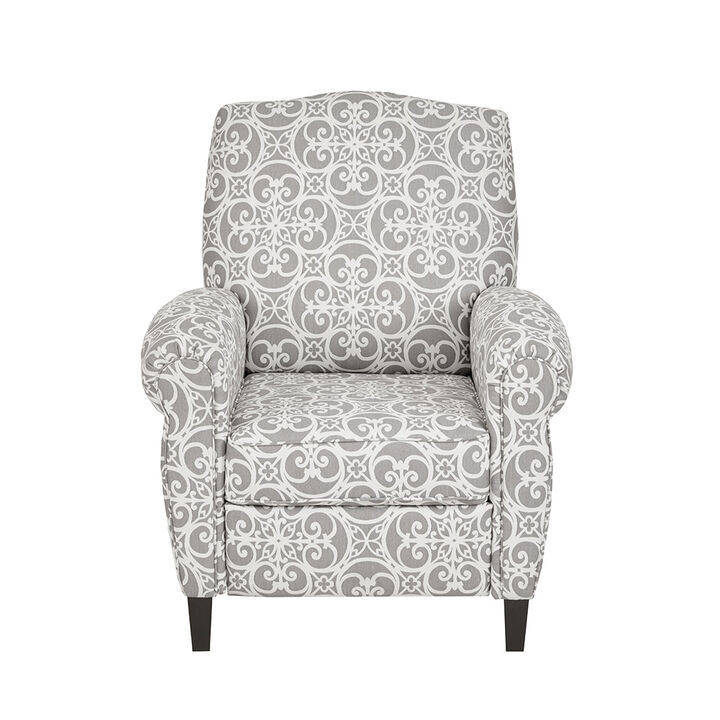 Gracie Mills Liah Effortless Relaxation Push Back Recliner