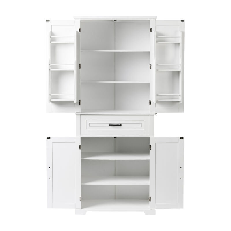 Merax Bathroom Storage Cabinet with Adjustable Shelf