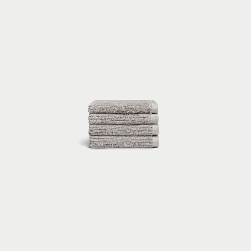 Ribbed Terry Washcloths