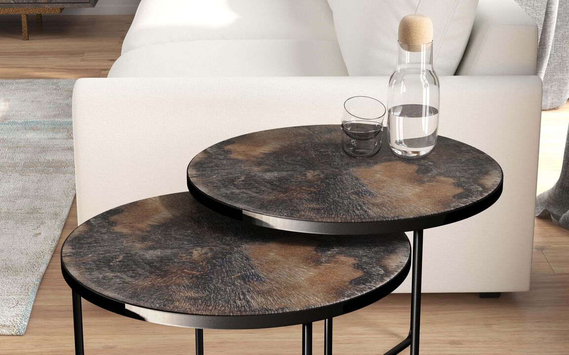 Commerce & Market Cocktail Tables (Set of 2)