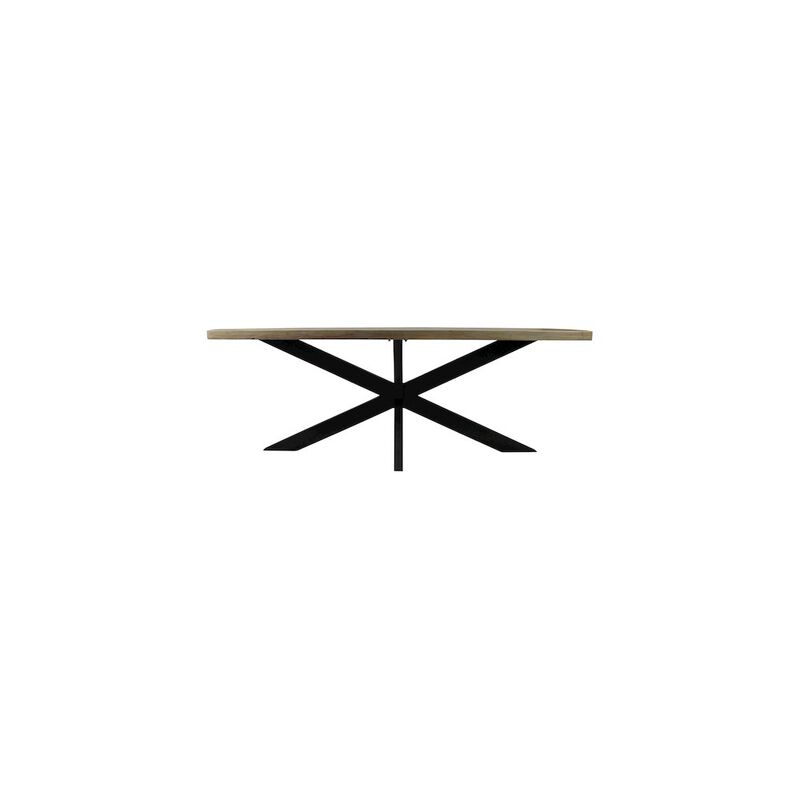 Alex Hamilton Felix Dining Table with Iron Legs