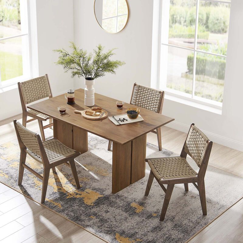 Modway - Amistad 60" Wood Dining Table Oak