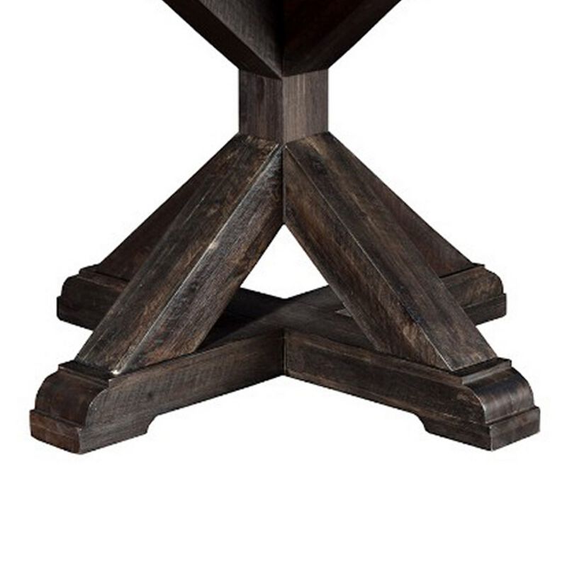 Newberry Round Dining Table, Salvaged Grey