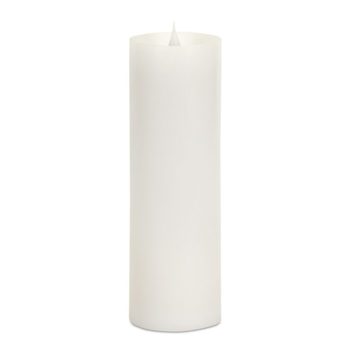 Simplux LED Pillar Candle with Moving Flame (Set of 2) for Realistic Lighting