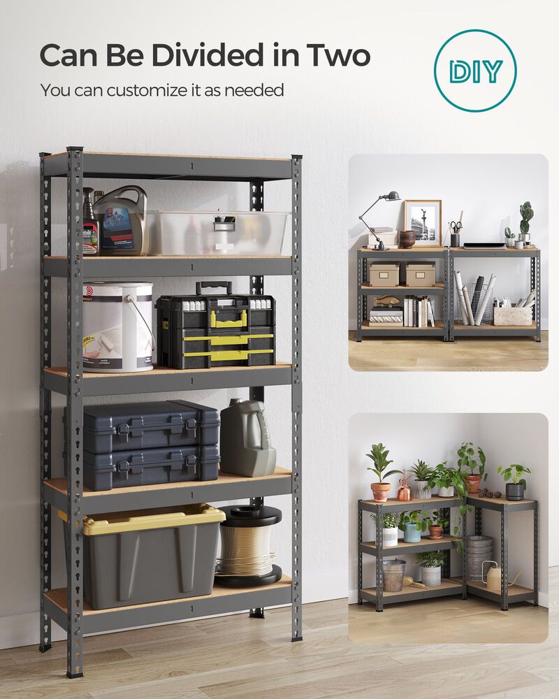 5-Tier Storage Shelves Set of 2