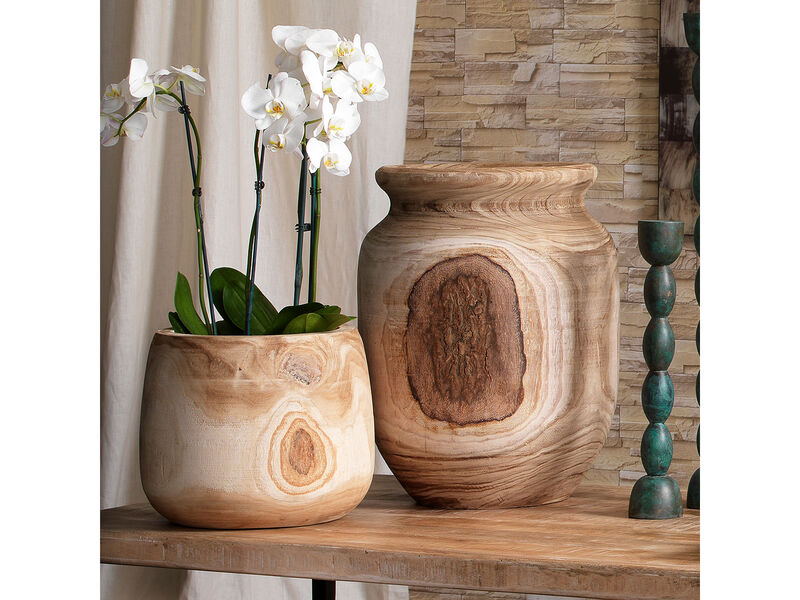 Topanga Wooden Vase