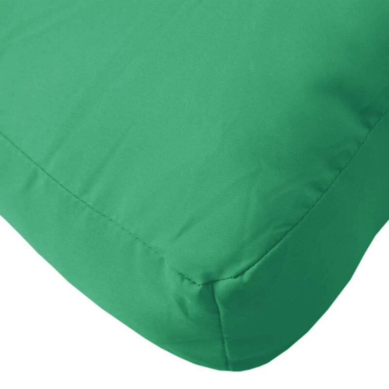 Moni Outdoor Cushion for Bench, Deep Tufted Green Fabric, 47 Inch - Benzara