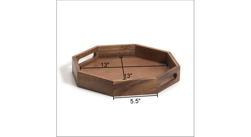 Octagon Serving Tray - 13