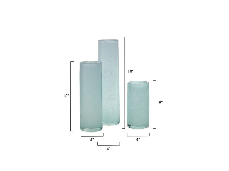 Gwendolyn Hand Blown Vases Set of 3