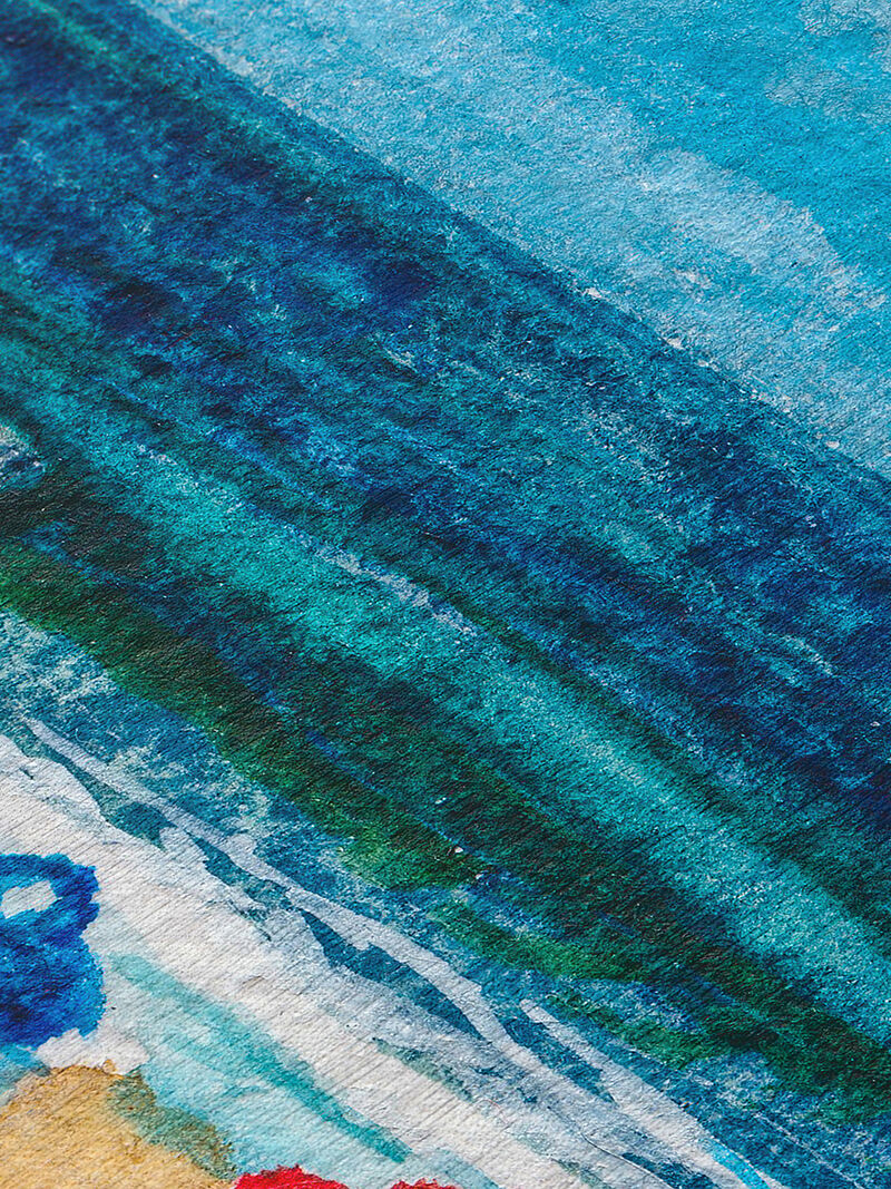 Wonderland WN9 Ocean 3' x 5' Rug