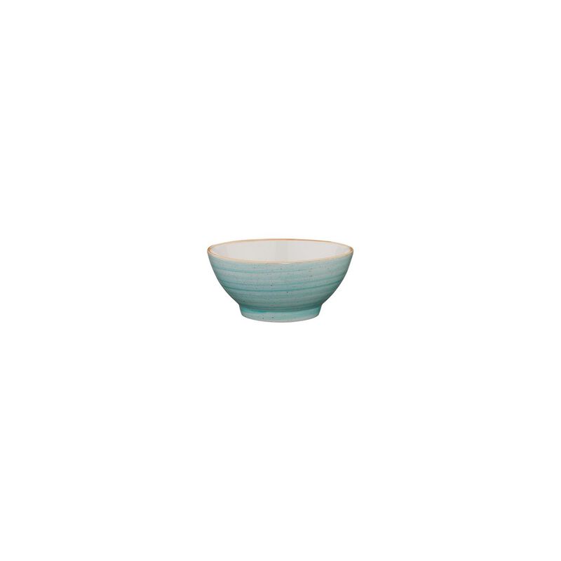 Aqua dia.5.5" h:2.75" 15 oz. Round Blue Porcelain Bowl (Set of 4)