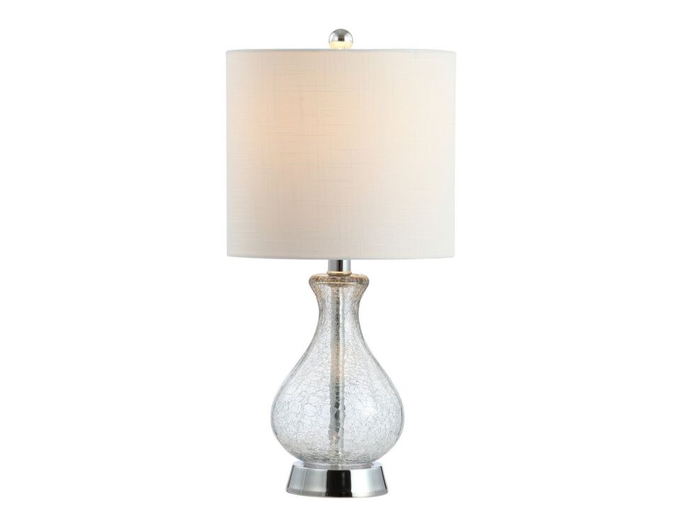 Playa Metal/Bubble Glass LED Table Lamp