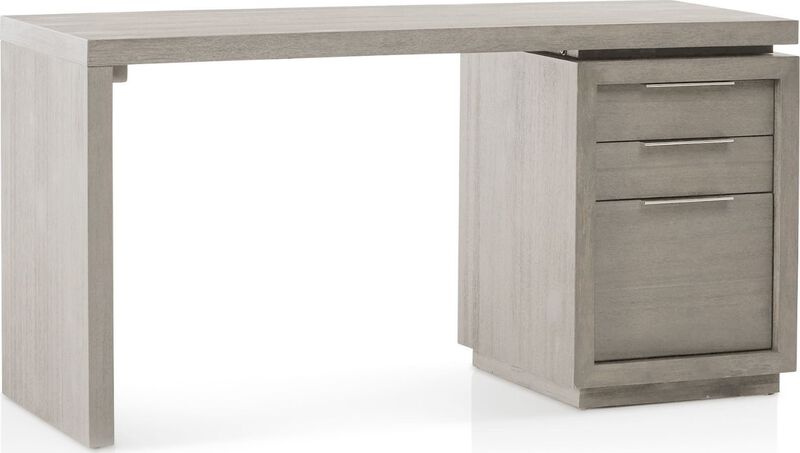 Oxford Three-Drawer Single Pedestal Desk