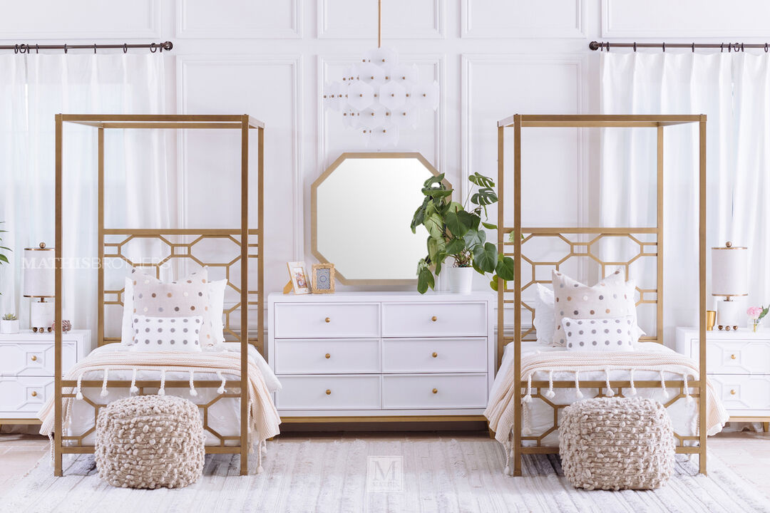 Uptown Gold Mirror