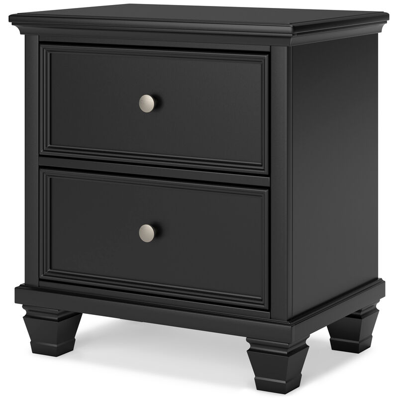 Lanolee Black Nightstand
