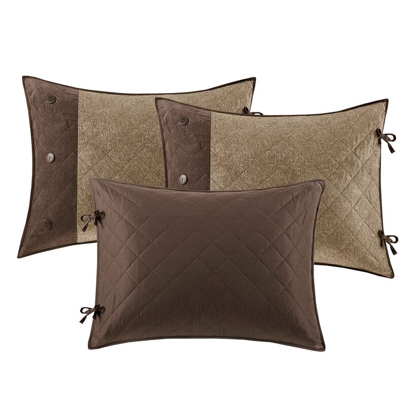 Gracie Mills Maldonado 6-Piece Rustic Reversible Daybed Cover Set