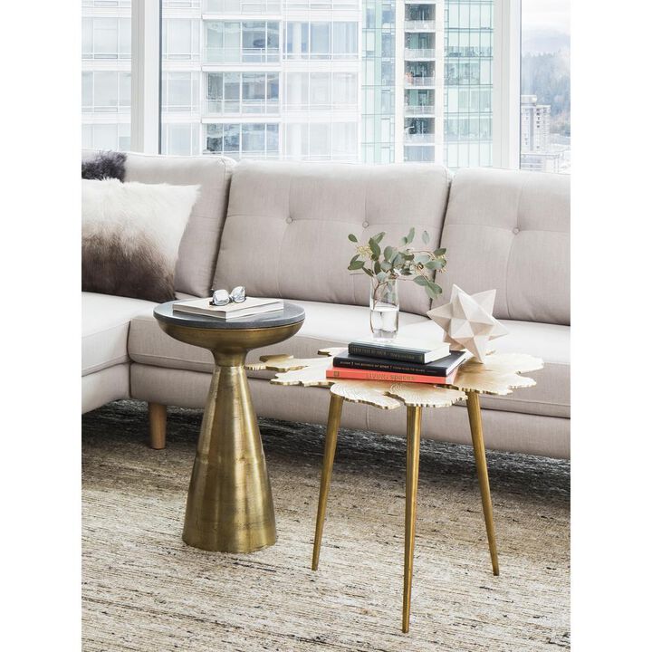 Moe�s Amoeba Side Table Gold