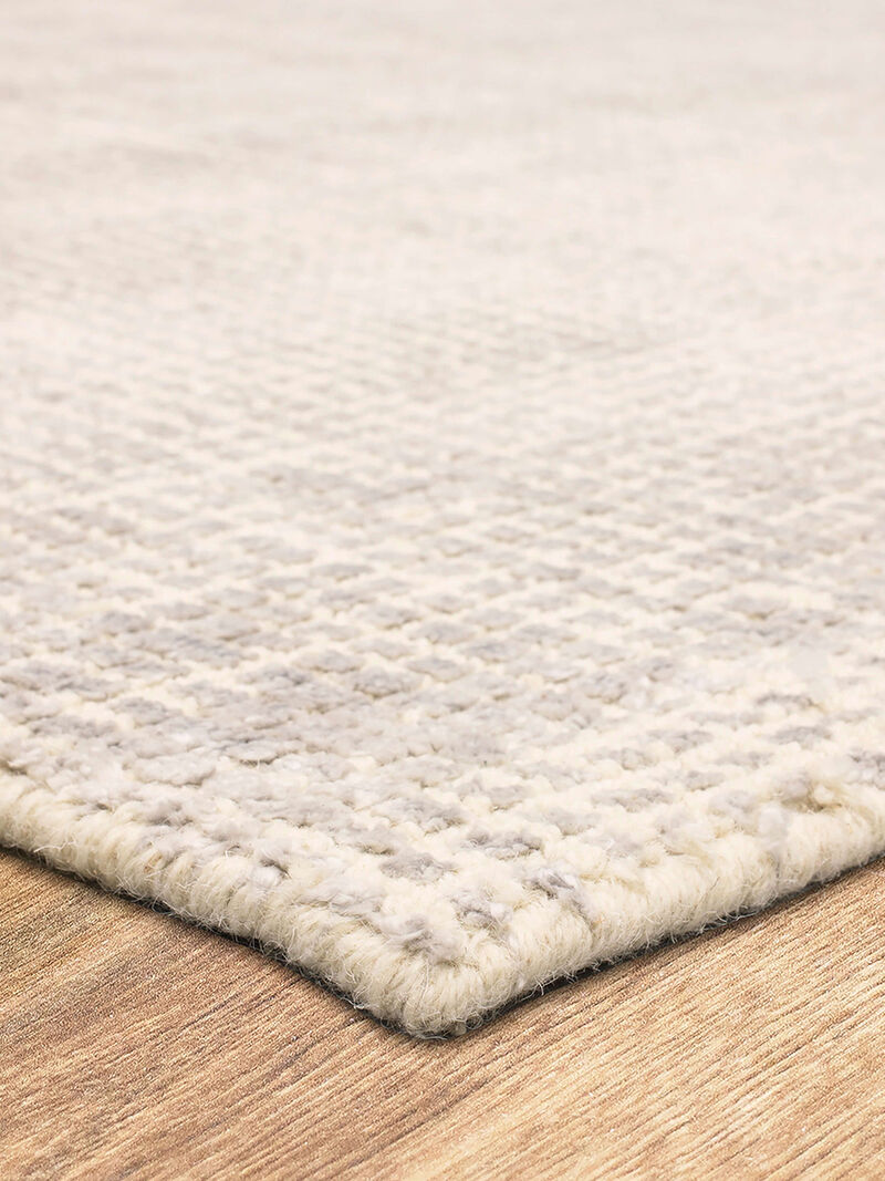 Labyrinth Meander Silver Birch 8' X 10' Rug