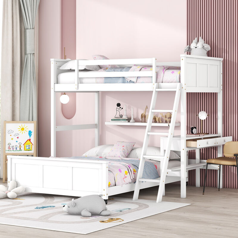 Merax Bunk Bed with Desk