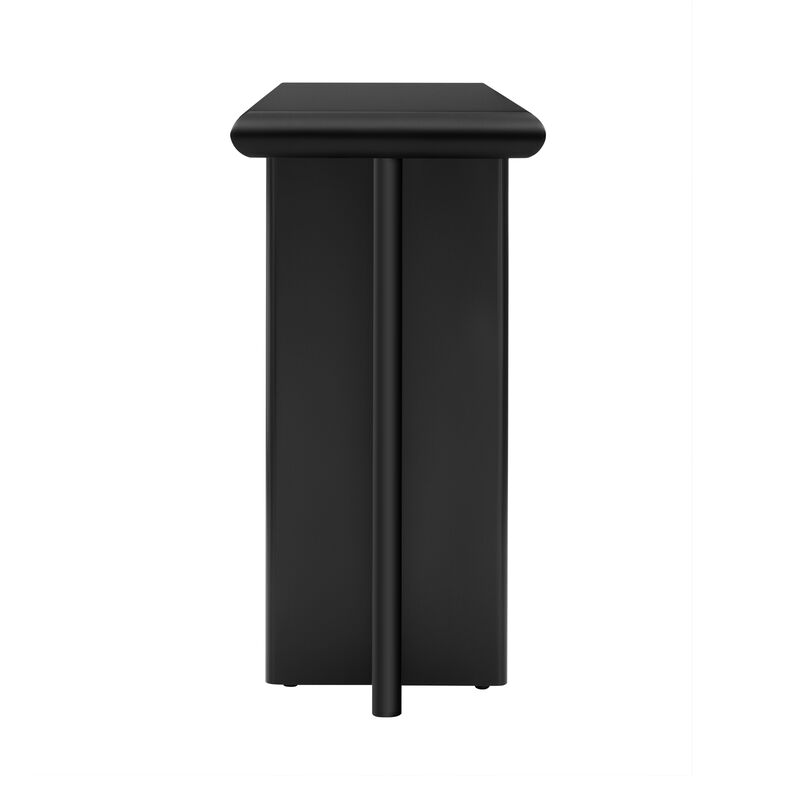 Merax Modern Entryway Console Table with L-Shaped Legs