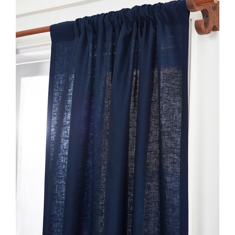 Solino Home 100% Pure Linen Curtain | Linen for Thanksgiving, Christmas