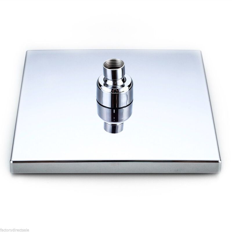 Rainfall Shower Head with Arm, Control Valve, and Handheld Shower Faucet Set for Bathroom Upgrade