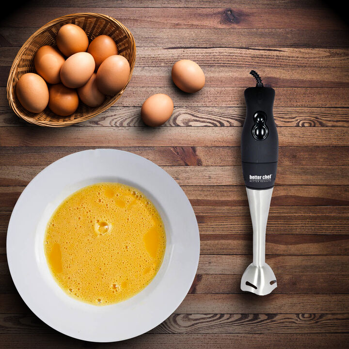 Better Chef DualPro Handheld Immersion Blender / Hand Mixer in Black