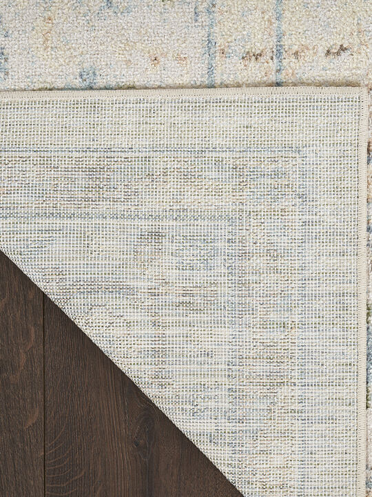 Astra Machine Washable ASW13 Ivory/Blue 7'10" x 10' Rug