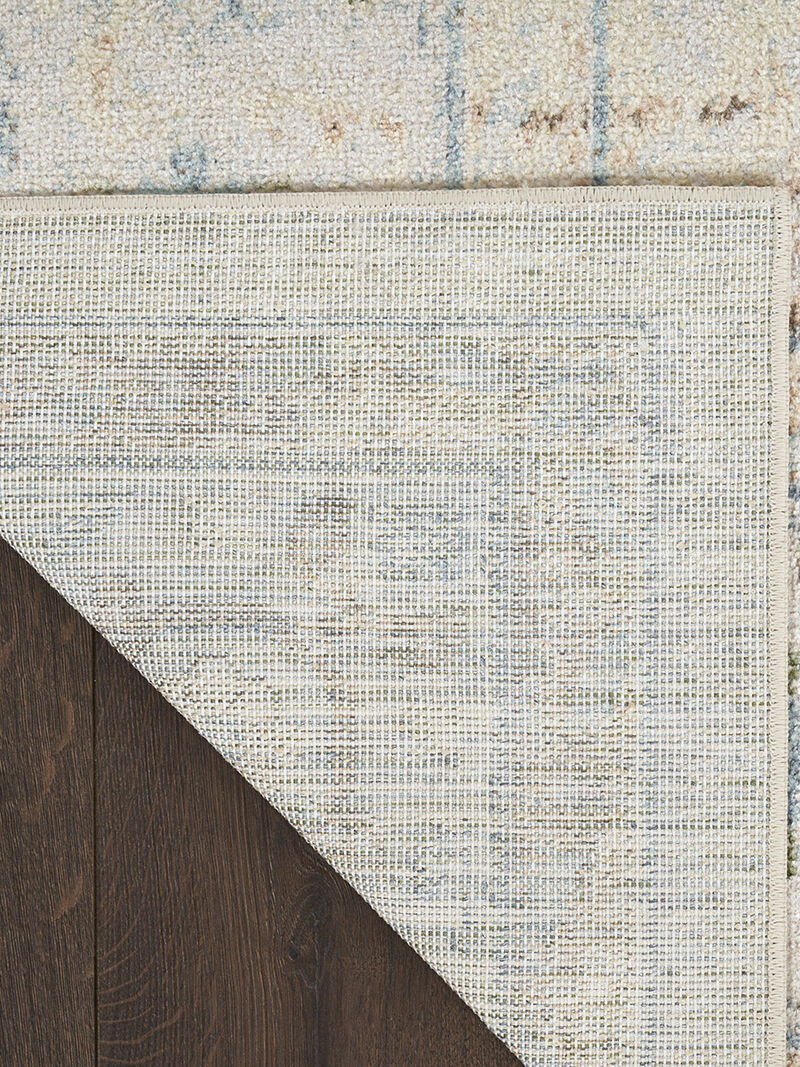 Astra Machine Washable ASW13 Ivory/Blue 7'10" x 10' Rug