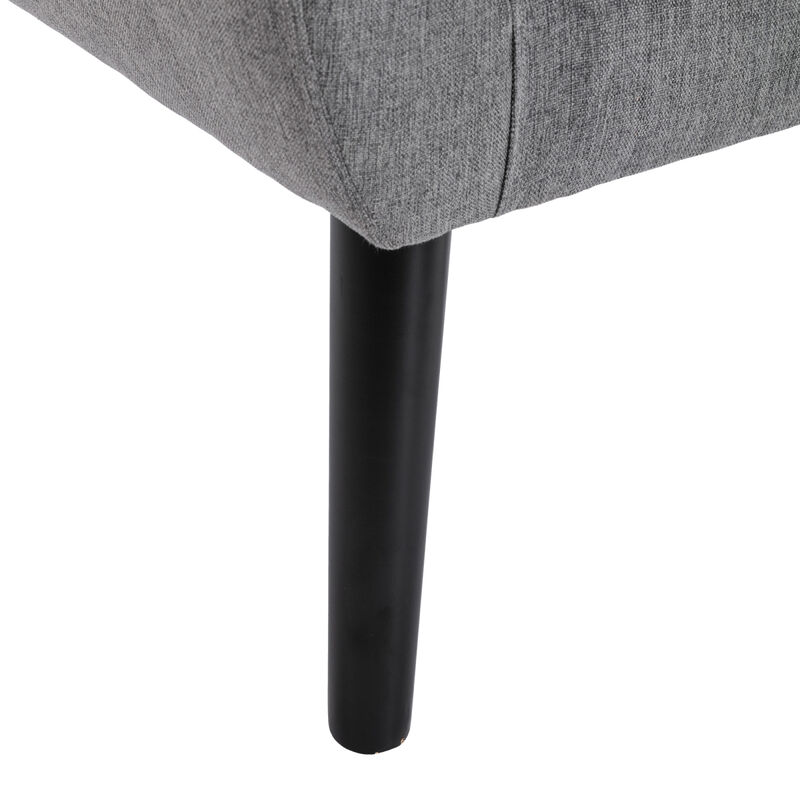 Modern Soft Linen Material Ergonomics Accent Chair Living Room Chair Bedroom Chair Home Chair