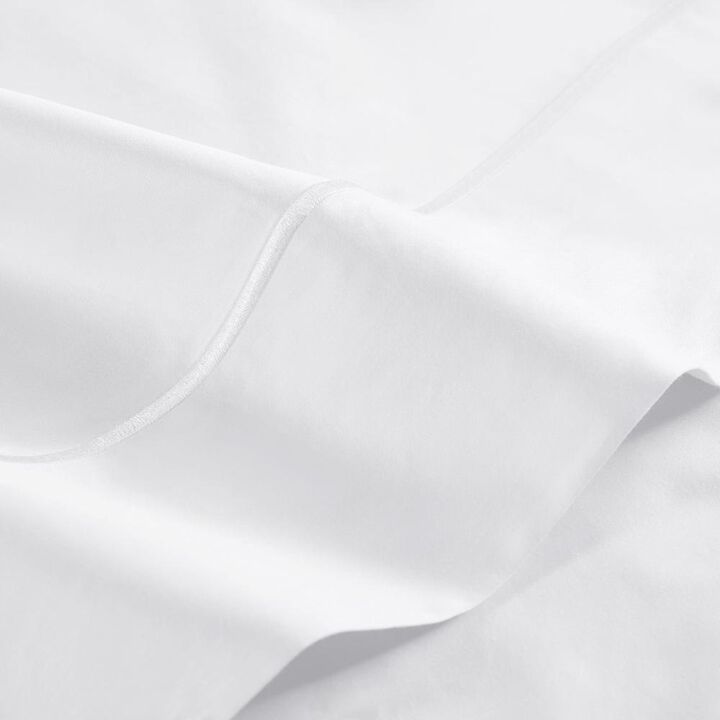 Belen Kox 500TC Cotton Sheet Set, 102x108, White, King1, Belen Kox