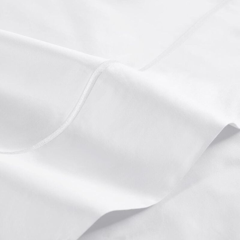 Belen Kox 500TC Cotton Sheet Set, 102x108, White, King1, Belen Kox