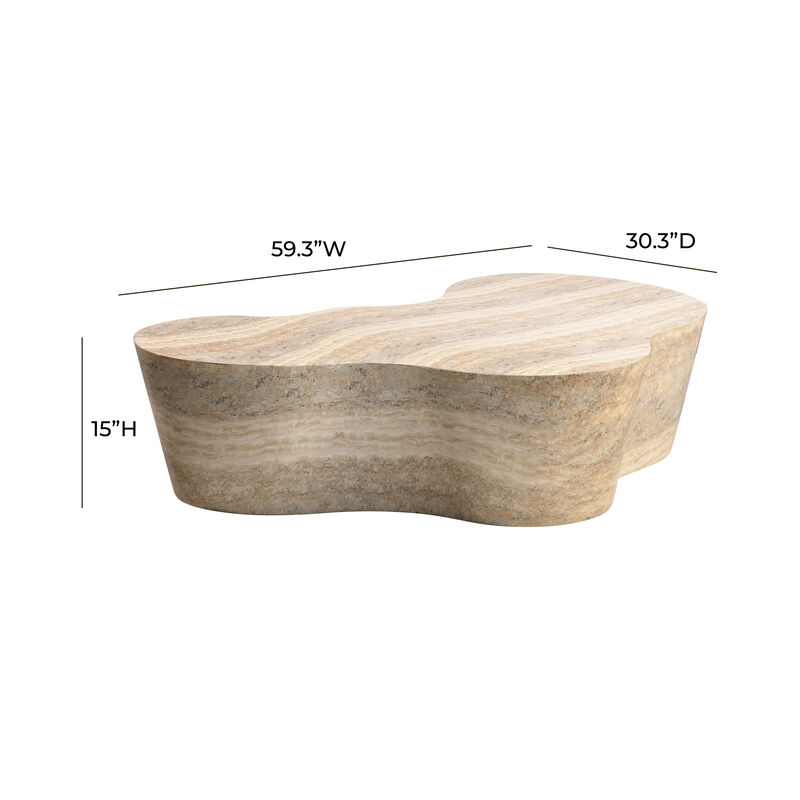 Slab Marble Coffee Table