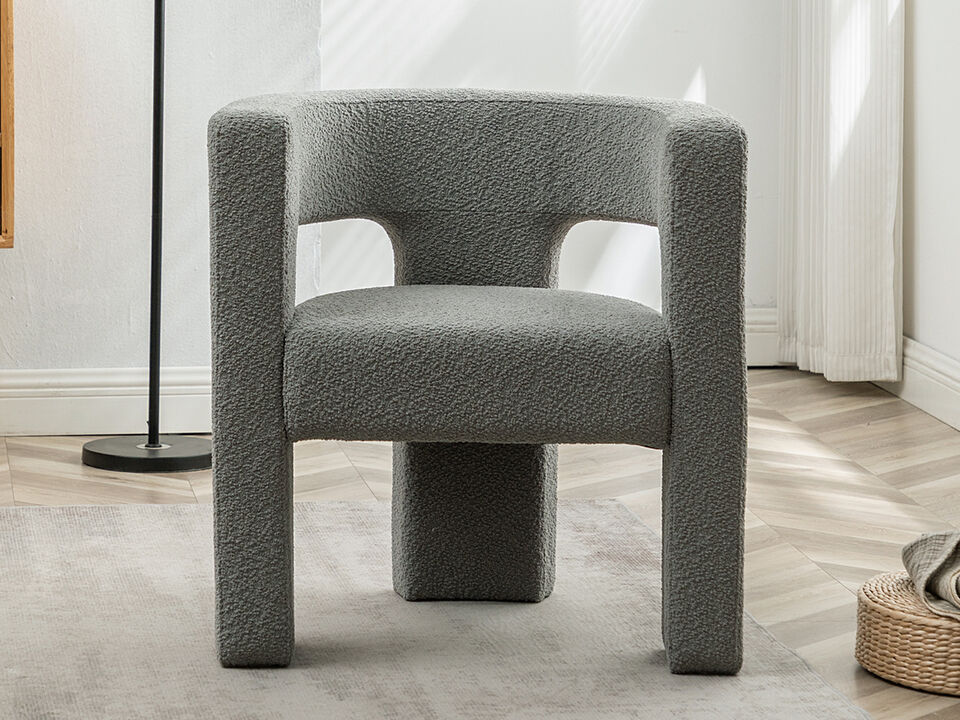 Herbert Modern Bouclé Armchair